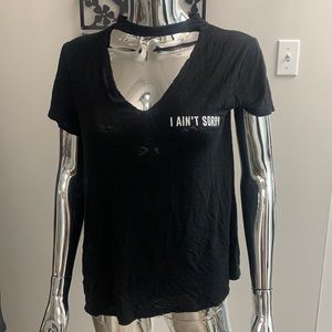 “I ain’t sorry” choker tee